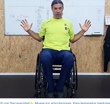 ejercicios para dolor de hombros en silla de ruedas